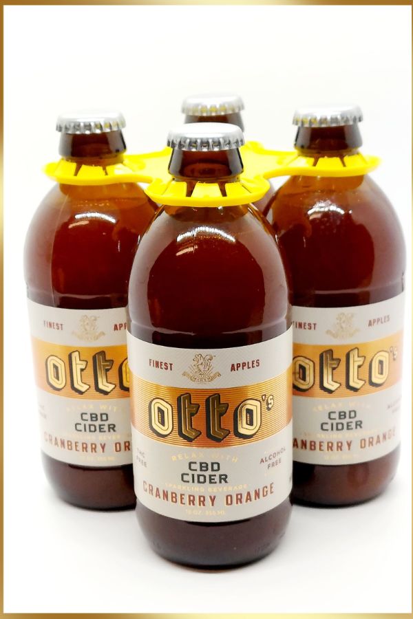 Otto's Cranberry Orange Sparkling CBD Cider