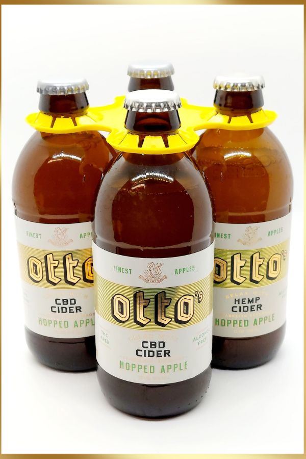 Otto's Orange Hopped Apple Sparkling CBD Cider